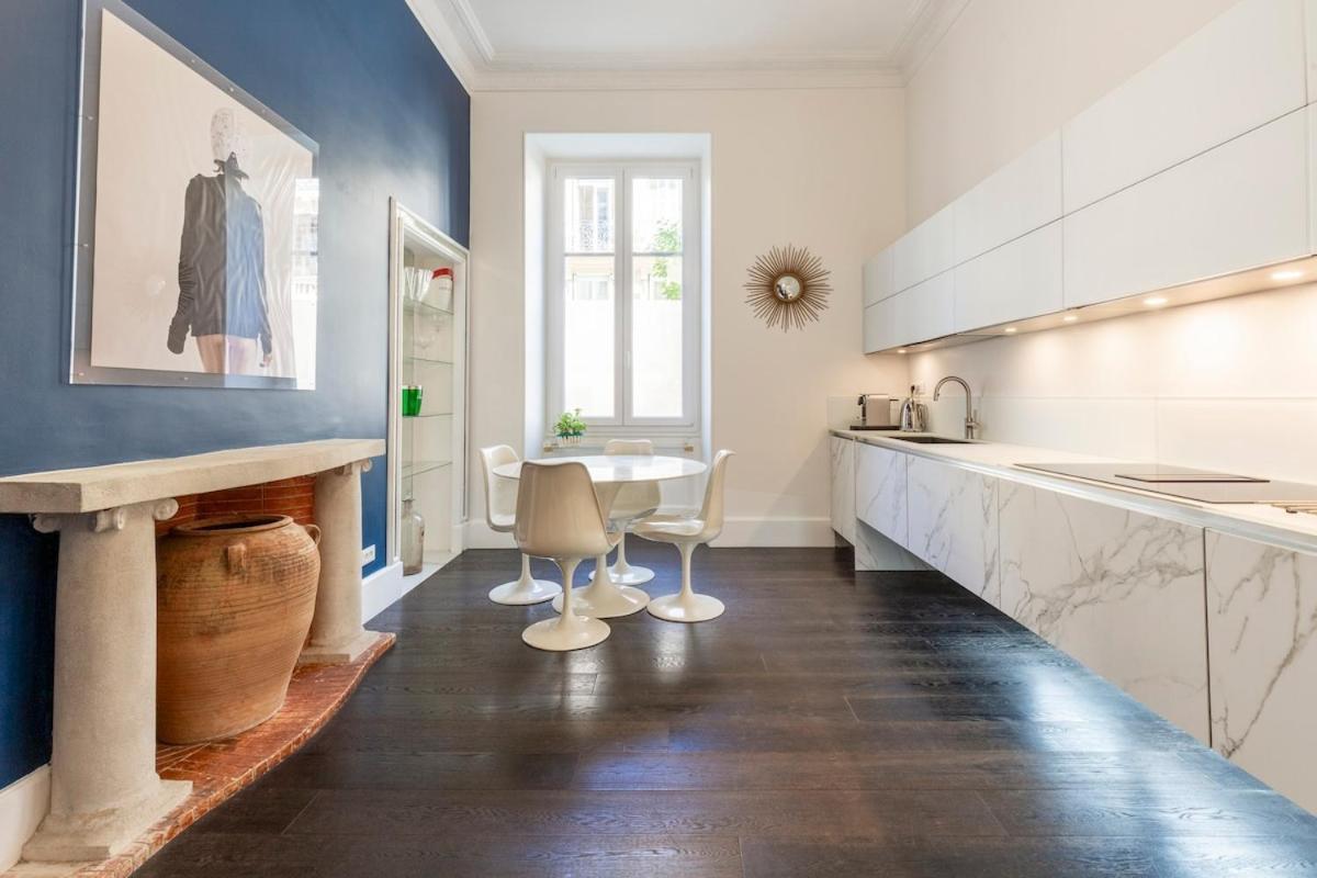 Appartamento Carre D'or, Superbe Sur Jardin, Elegant Et Ensoleille Nizza