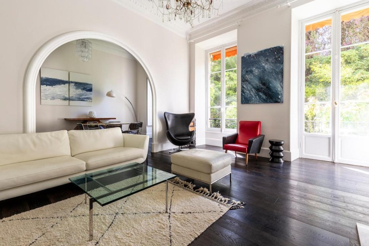 Carre D'or, Superbe Sur Jardin, Elegant Et Ensoleille * Nizza